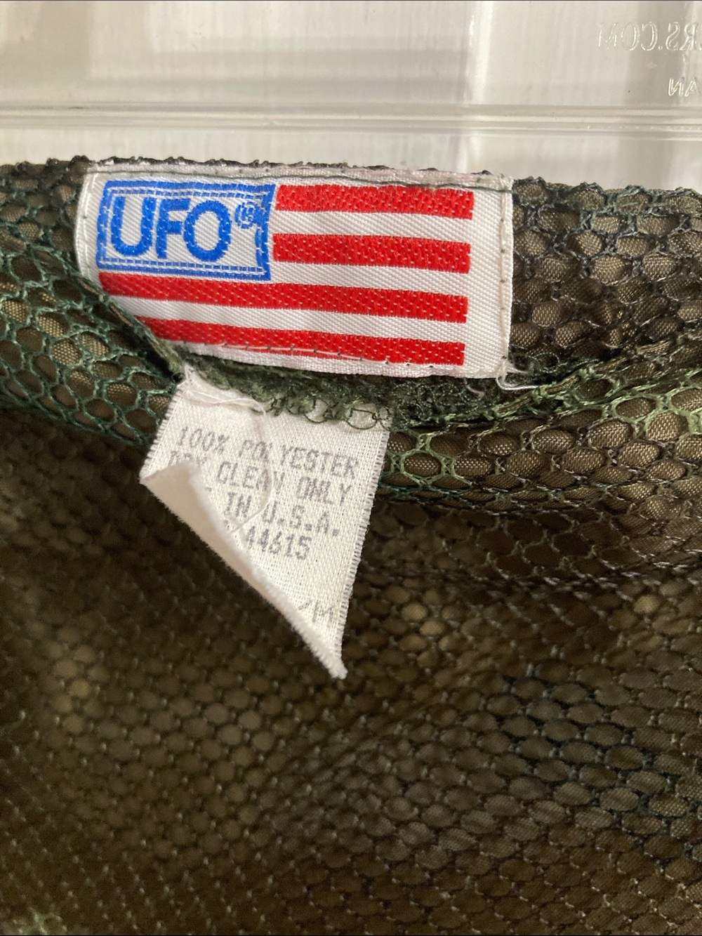 UFO Vintage 80’s women’s Camo Mesh Cargo skirt- Olive Green - Picture 5 of 8